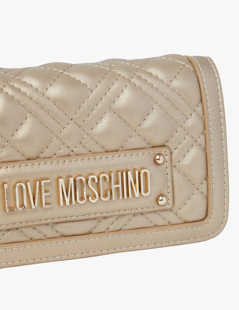 rinascente Love Moschino Micro bag con patta trapuntata
