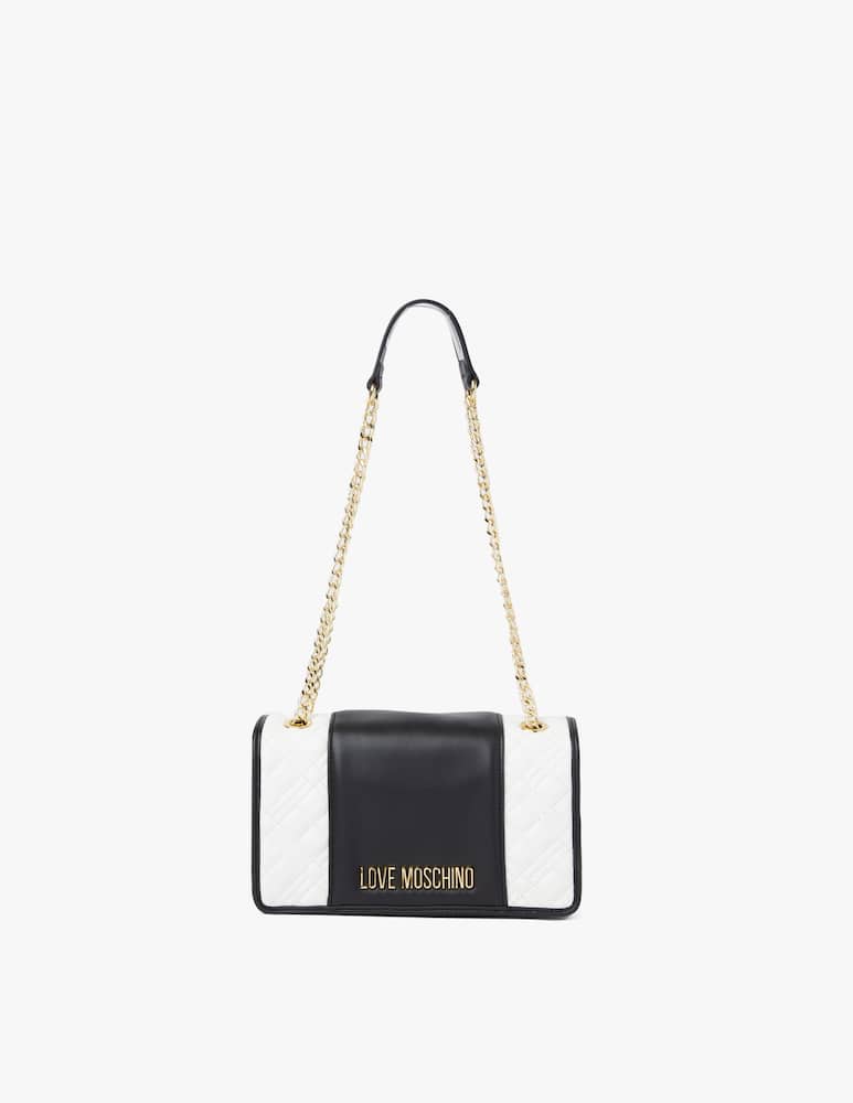 Love Moschino Borsa trapuntata M con patta - immagine 1 Love Moschino Borsa trapuntata M con patta - immagine 1