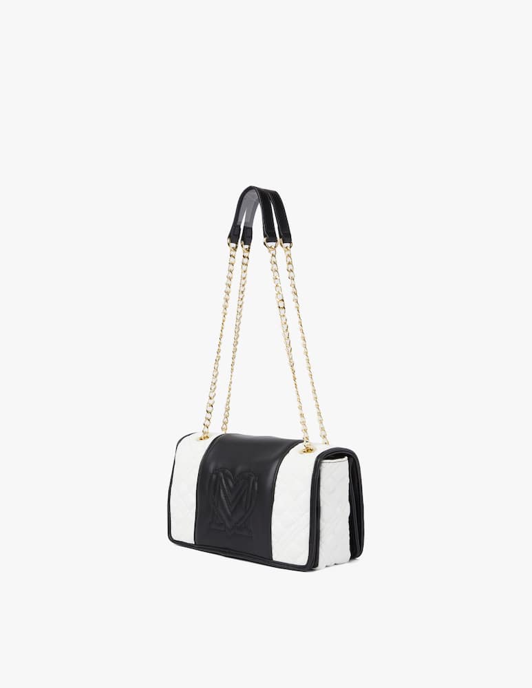 Love Moschino Borsa trapuntata M con patta - immagine 3 Love Moschino Borsa trapuntata M con patta - immagine 3