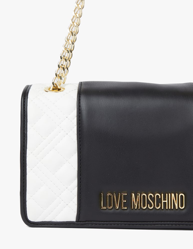 Love Moschino Borsa trapuntata M con patta - immagine 4 Love Moschino Borsa trapuntata M con patta - immagine 4