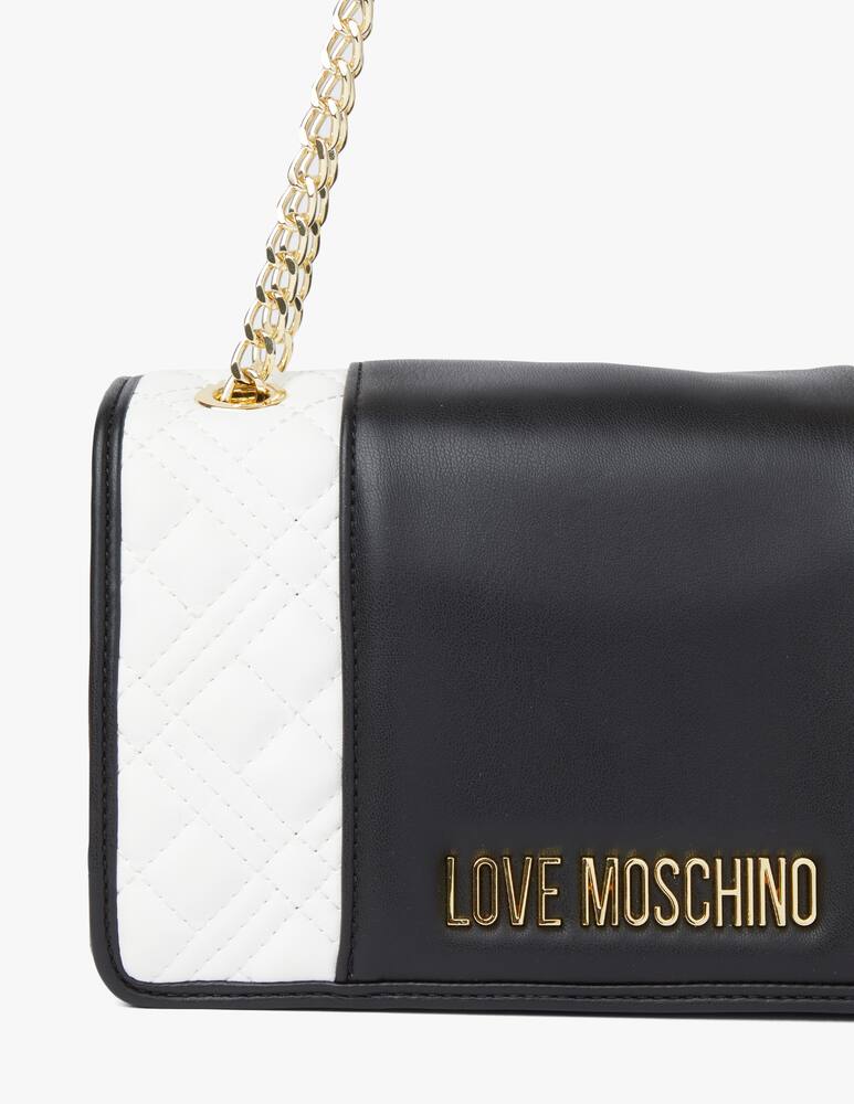 rinascente Love Moschino Quilted flap M bag