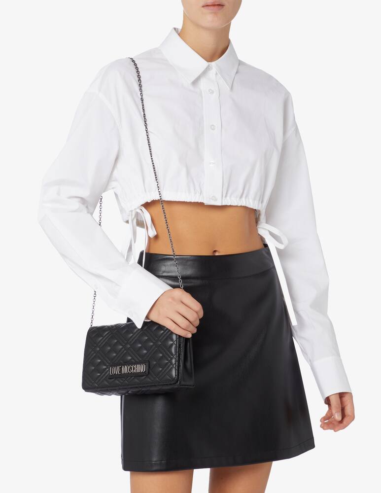 rinascente Love Moschino Borsa a tracolla trapuntata con patta