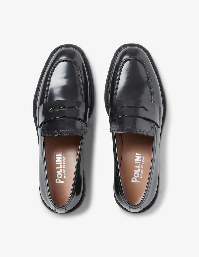 Pollini Loafers in Mannish calfskin - picture 3 Pollini Loafers in Mannish calfskin - picture 3