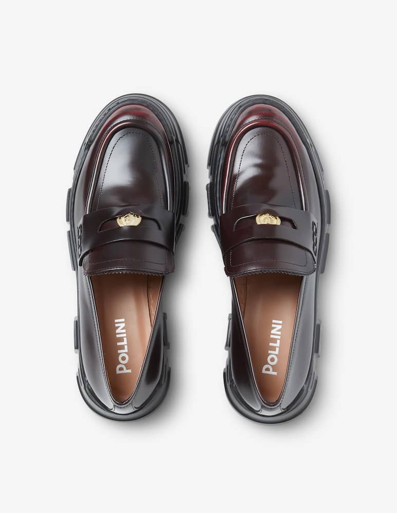 rinascente Pollini Mocassini in vitello bottalato Royal Penny