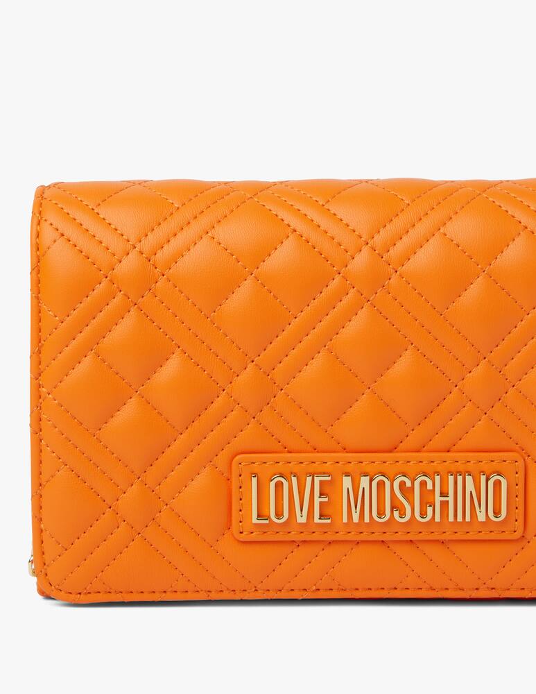 rinascente Love Moschino Quilted crossbody flap bag