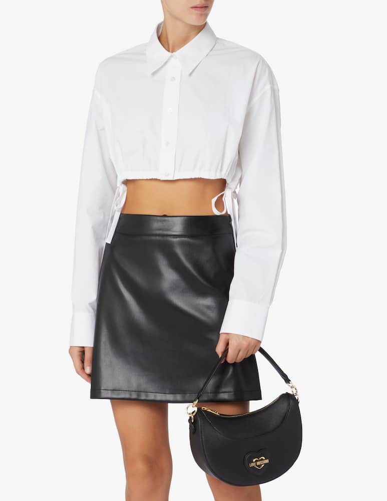 rinascente Love Moschino Sweet halfmoon bag