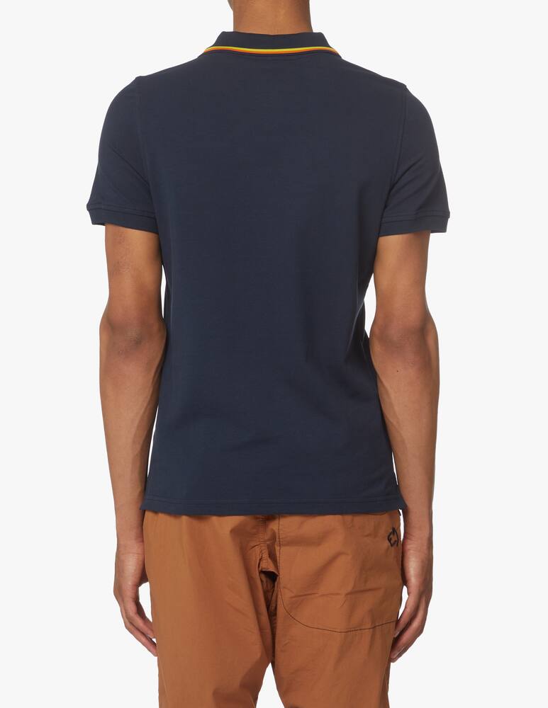 rinascente K-Way Jude striped polo - blue