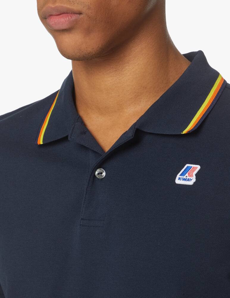 rinascente K-Way Jude striped polo - blue
