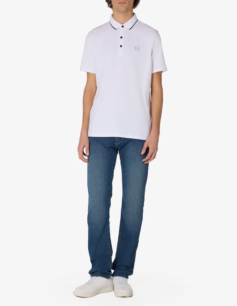 Armani Exchange Polo jersey stretch loghino - picture 2 Armani Exchange Polo jersey stretch loghino - picture 2