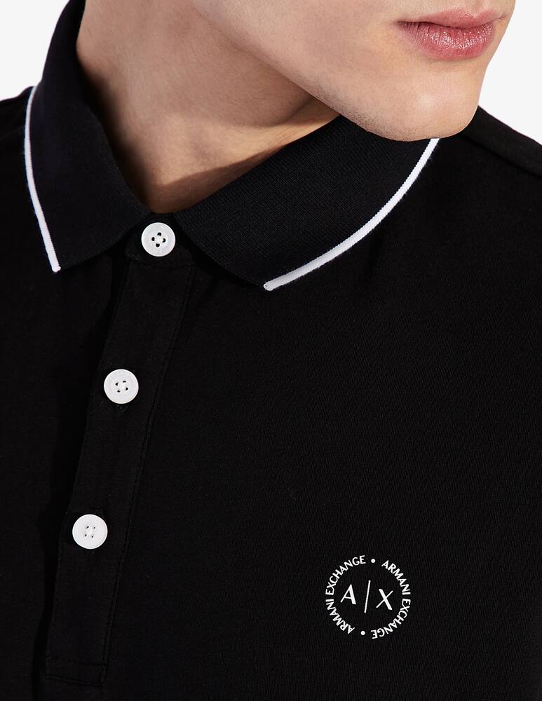 rinascente Armani Exchange Polo slim jersey stretch