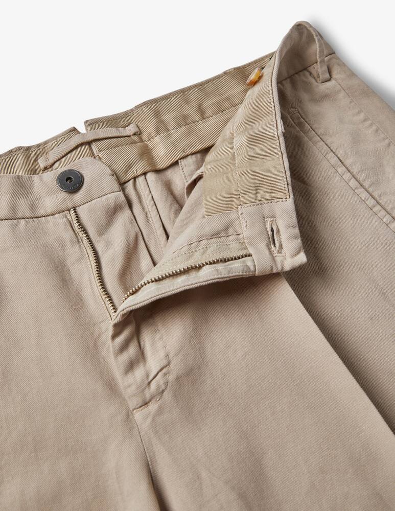 rinascente Slowear Incotex Pantalone carrot fit in ice crêpe chinolino 