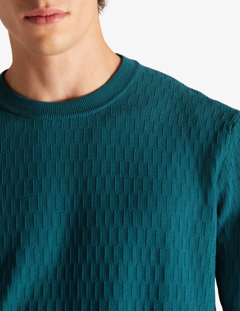 Slowear ZANONE - Slim fit crewneck in certified crêpe cotton - picture 4 Slowear ZANONE - Slim fit crewneck in certified crêpe cotton - picture 4