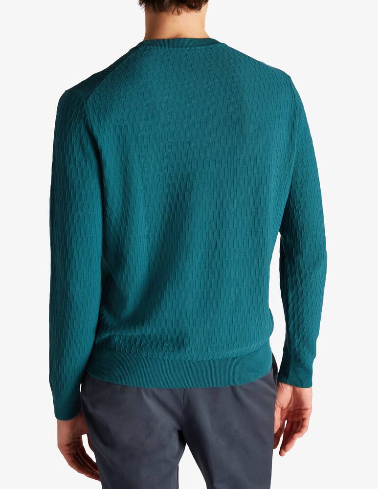 Slowear ZANONE - Slim fit crewneck in certified crêpe cotton - picture 3 Slowear ZANONE - Slim fit crewneck in certified crêpe cotton - picture 3
