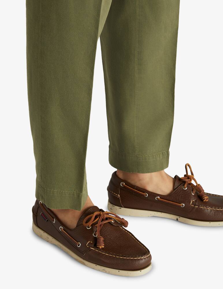 rinascente Slowear INCOTEX - Linen and cotton carrot fit trousers