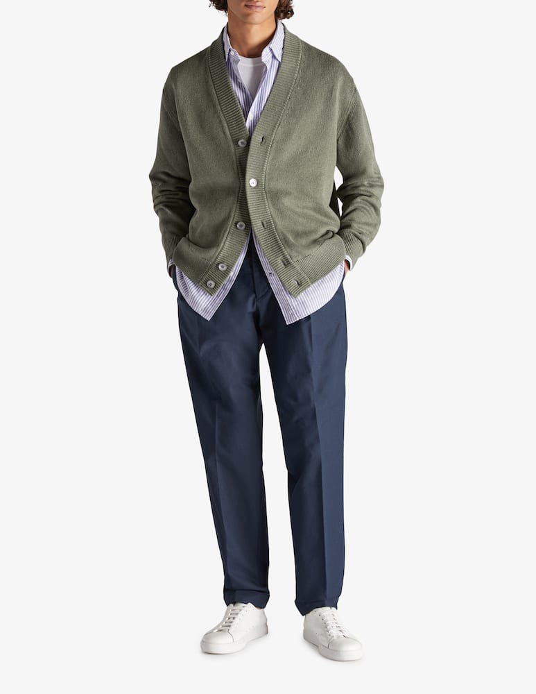 rinascente Slowear Zanone Cardigan regular fit in cotone e lino certificati 