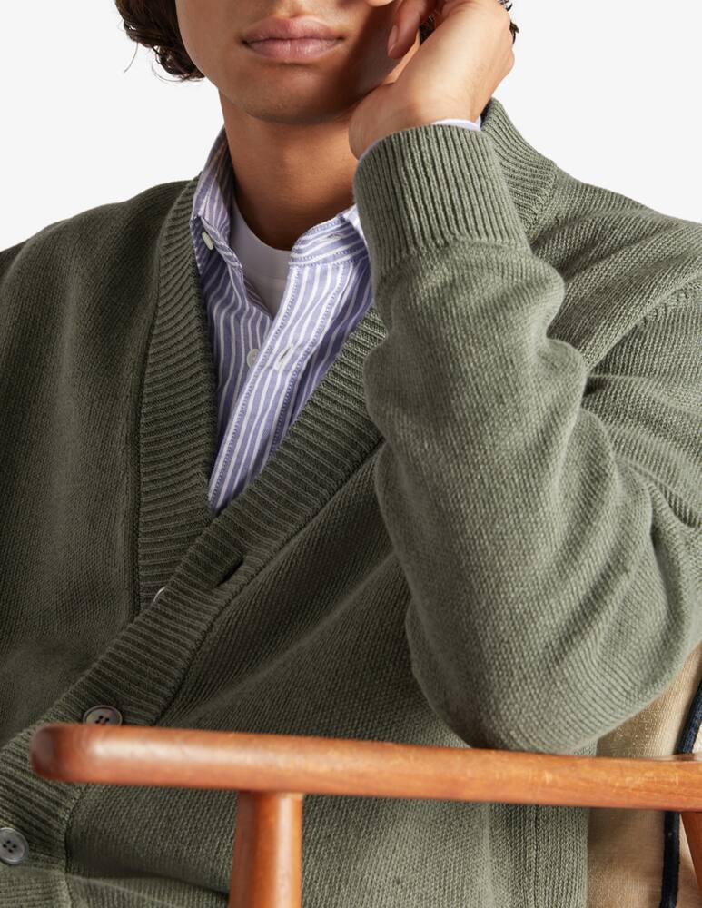 rinascente Slowear Zanone Cardigan regular fit in cotone e lino certificati 