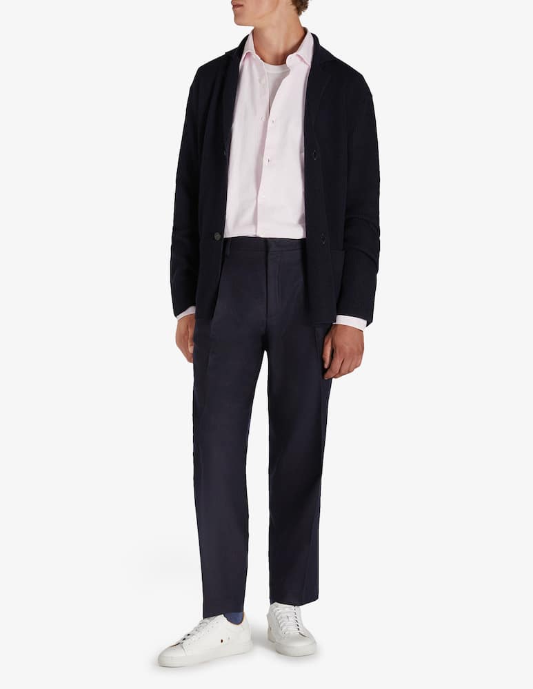 rinascente Slowear Zanone Giacca slim fit in lana merinos a costa inglese