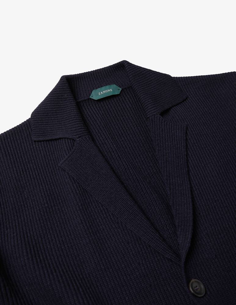 rinascente Slowear Zanone Giacca slim fit in lana merinos a costa inglese