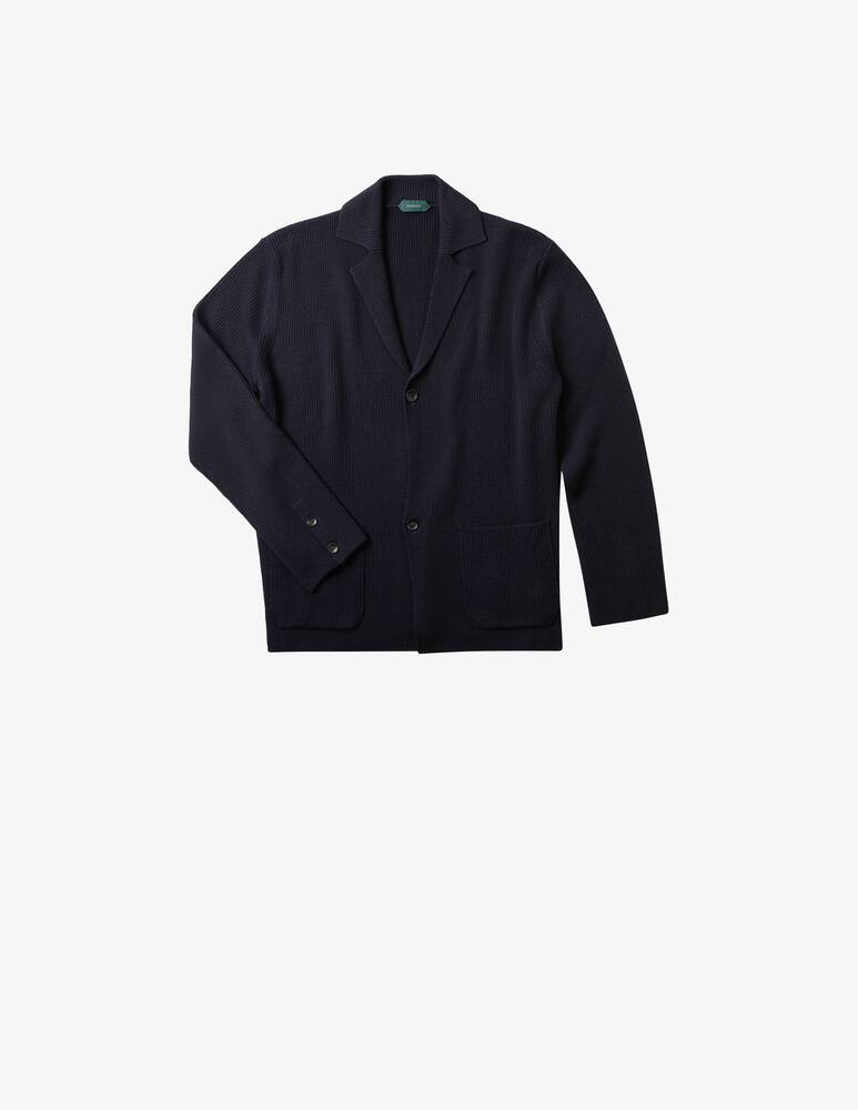 rinascente Slowear Zanone Giacca slim fit in lana merinos a costa inglese