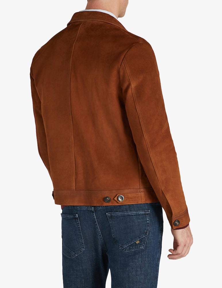 Slowear Montedoro Giubbino regular fit in suede - immagine 4 Slowear Montedoro Giubbino regular fit in suede - immagine 4