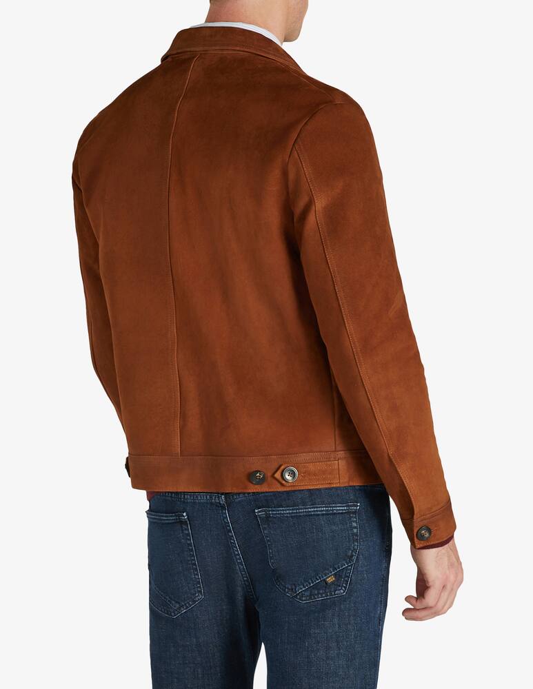 rinascente Slowear Montedoro Giubbino regular fit in suede