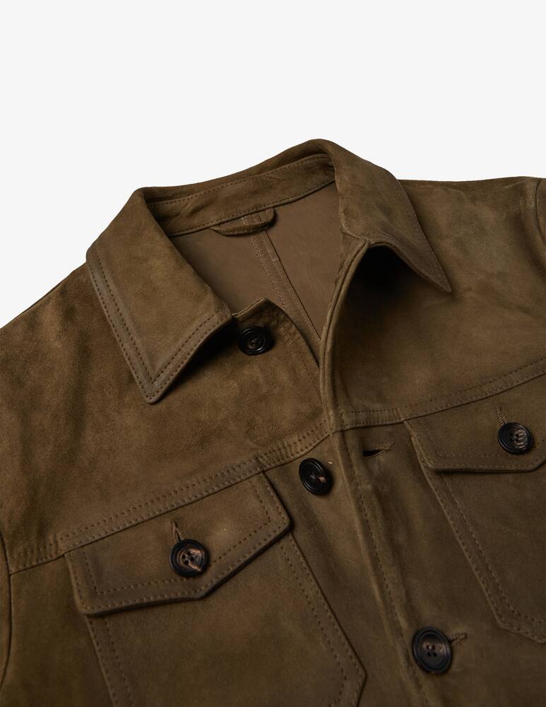 rinascente Slowear Montedoro Giubbino regular fit in suede