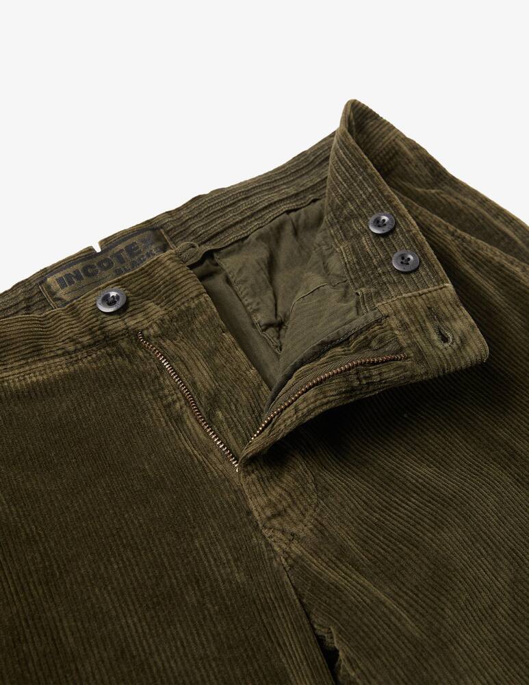 rinascente Slowear Incotex Pantalone slim fit in velluto a coste