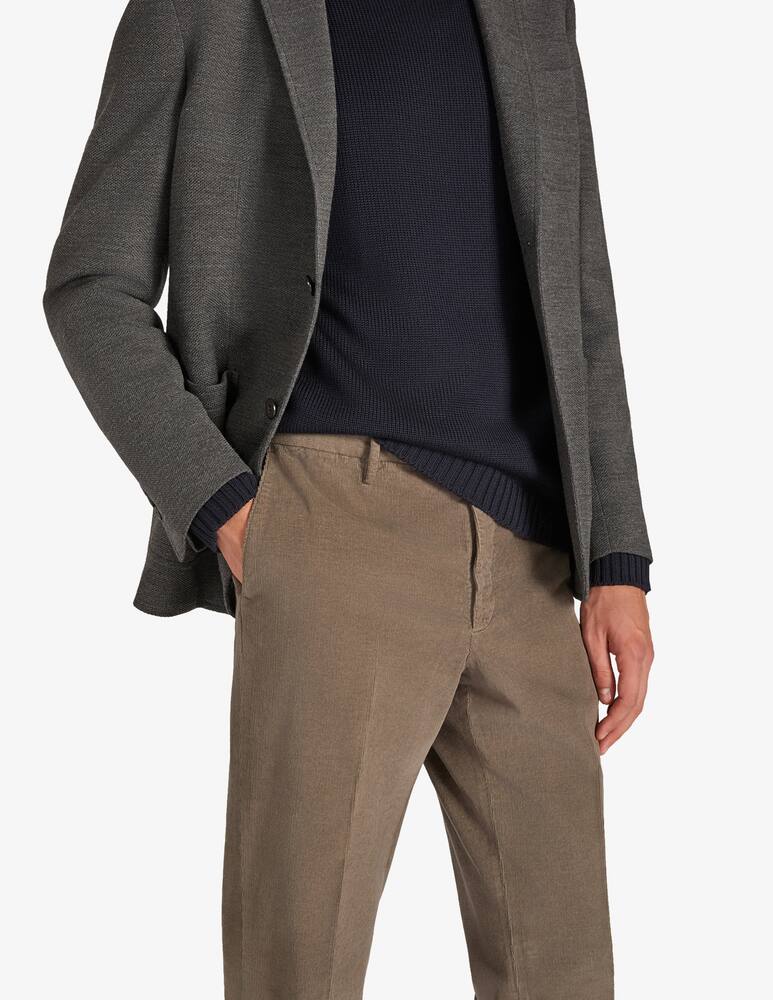 rinascente Slowear Incotex Pantalone regular fit in velluto a coste certificato