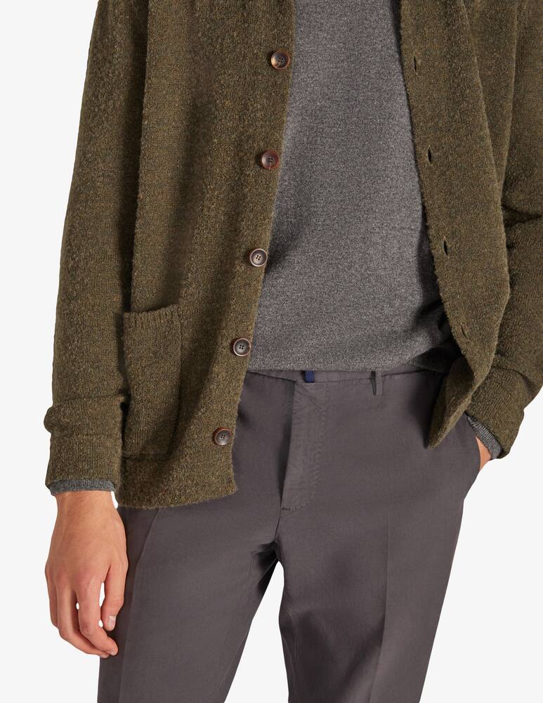 rinascente Slowear Incotex Pantalone slim fit in doeskin certificato