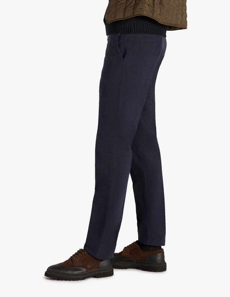 rinascente Slowear Incotex Pantalone slim fit in doeskin certificato