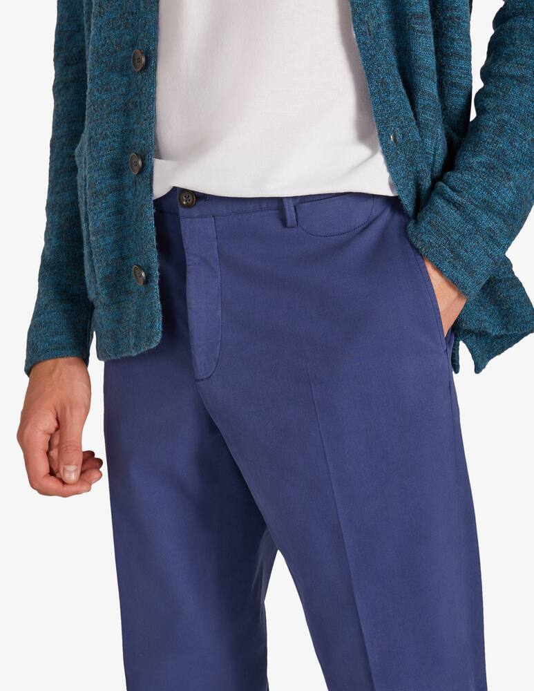 rinascente Slowear Incotex Pantalone tapered fit in tricocell certificato