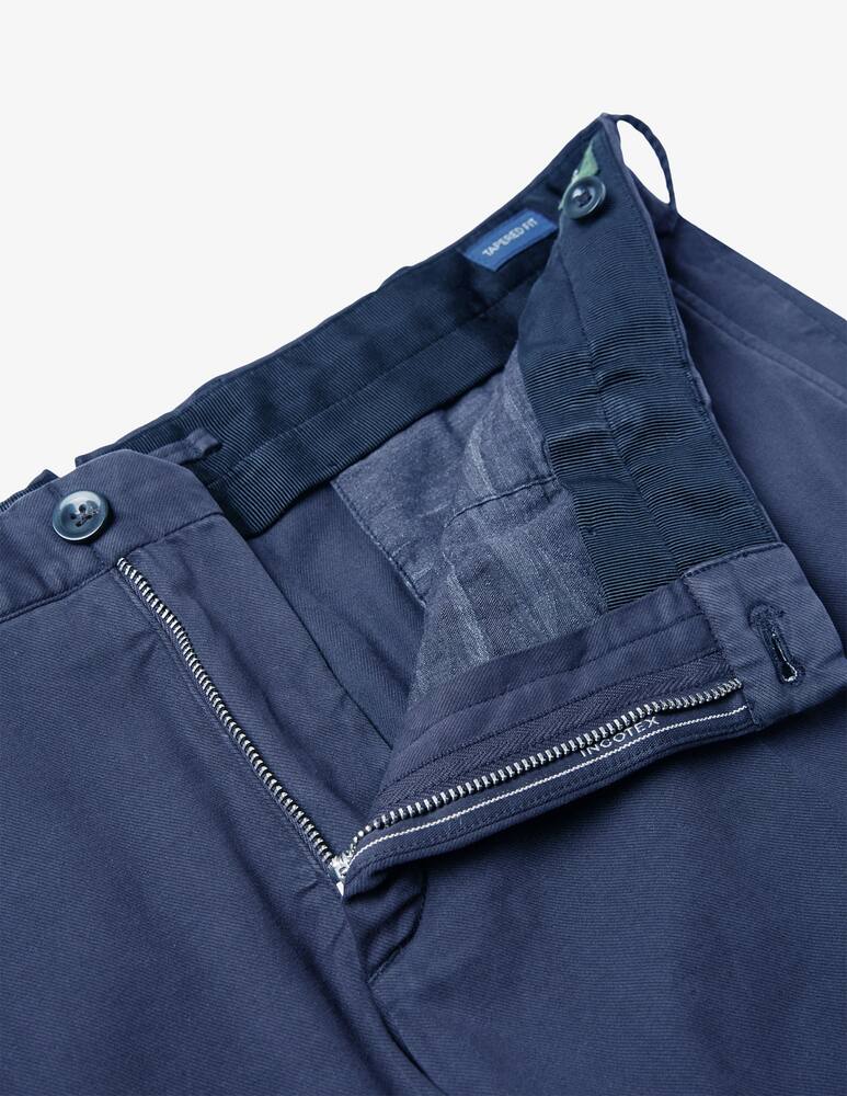 rinascente Slowear Incotex Pantalone tapered fit in tricocell certificato