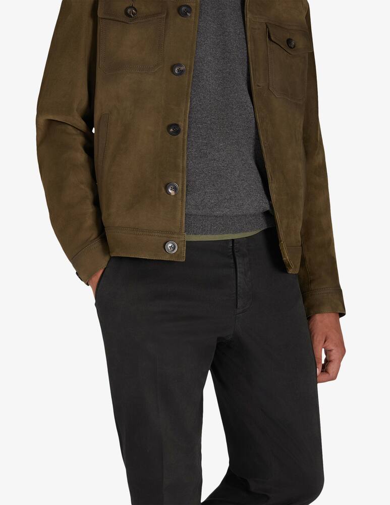 rinascente Slowear Incotex Pantalone tapered fit in tricocell certificato