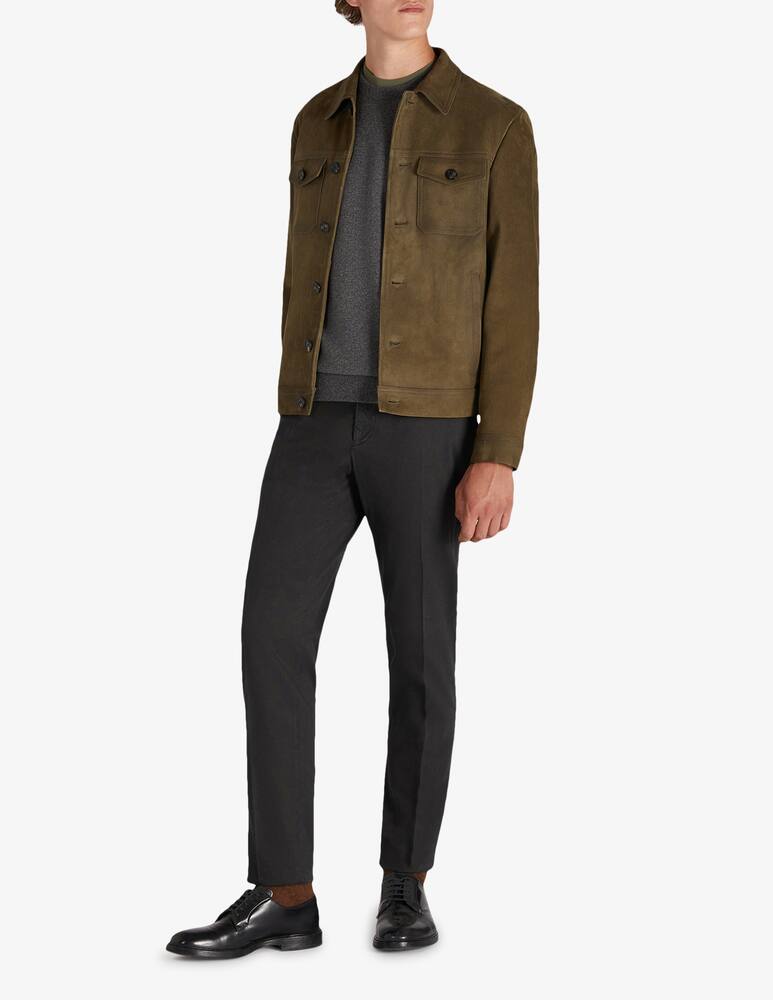 rinascente Slowear Incotex Pantalone tapered fit in tricocell certificato