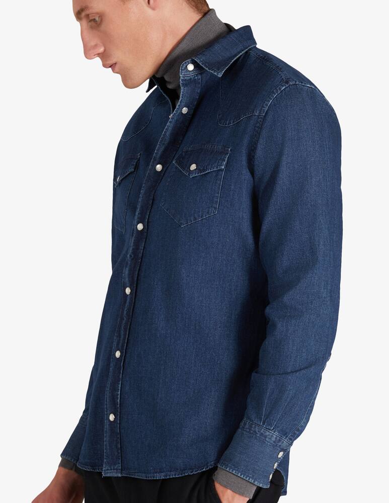 rinascente Slowear Glanshirt Certified denim regular fit shirt