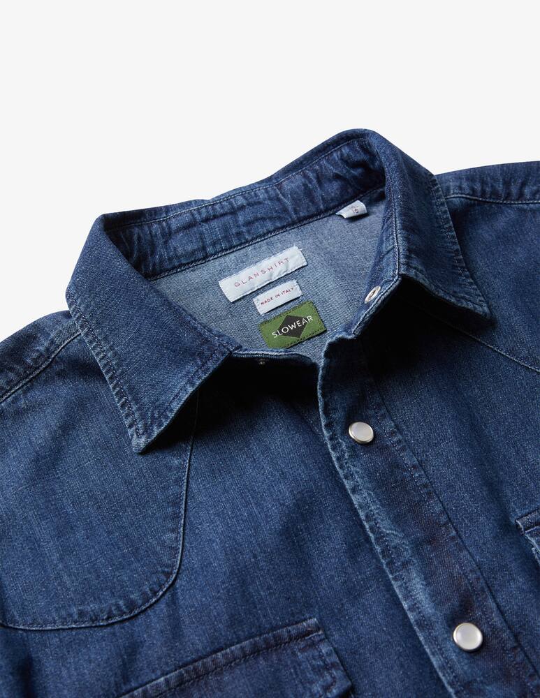 rinascente Slowear Glanshirt Certified denim regular fit shirt