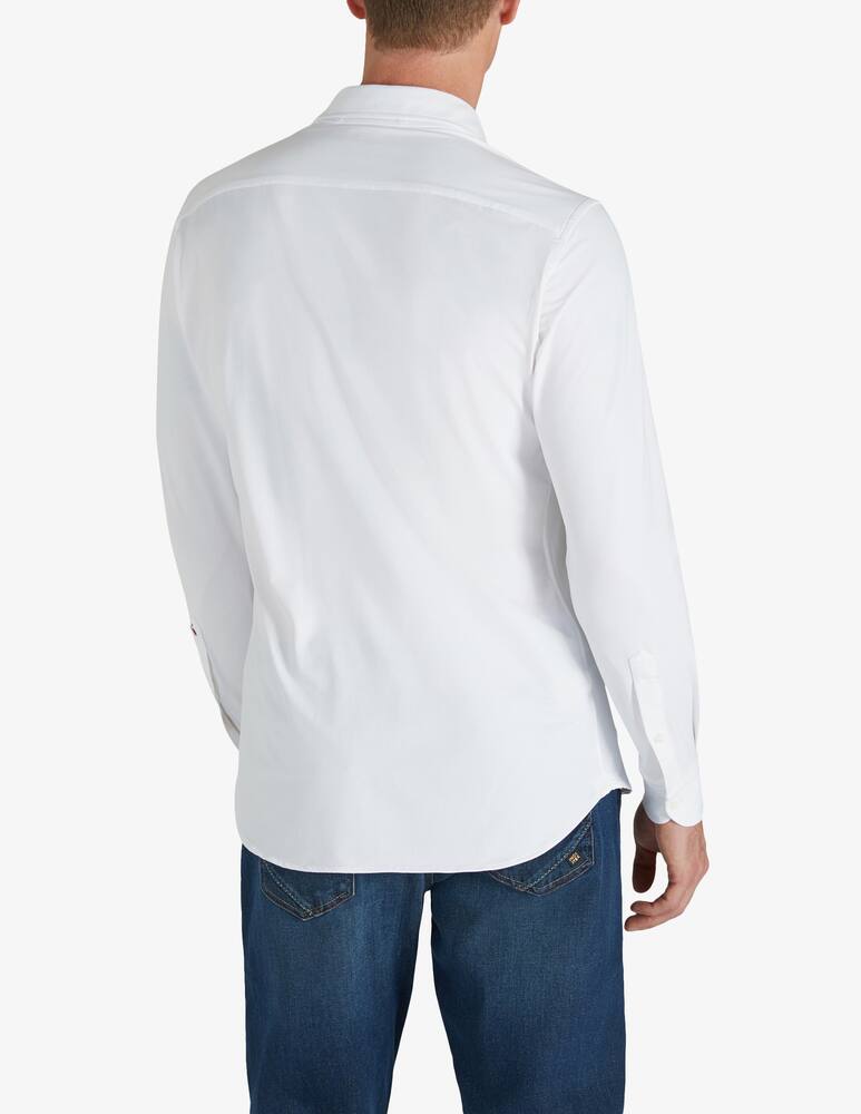 Slowear Glanshirt Camicia wash & wear slim fit in jersey tecnico - immagine 4
