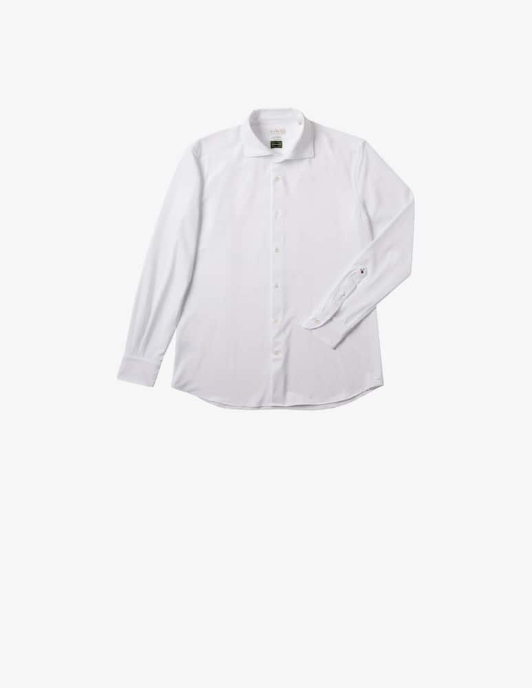 Slowear Glanshirt Camicia wash & wear slim fit in jersey tecnico - immagine 6