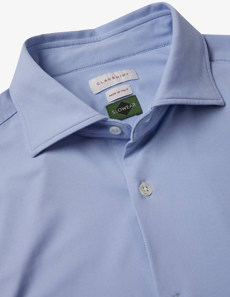rinascente Slowear Glanshirt Camicia wash & wear slim fit in jersey tecnico