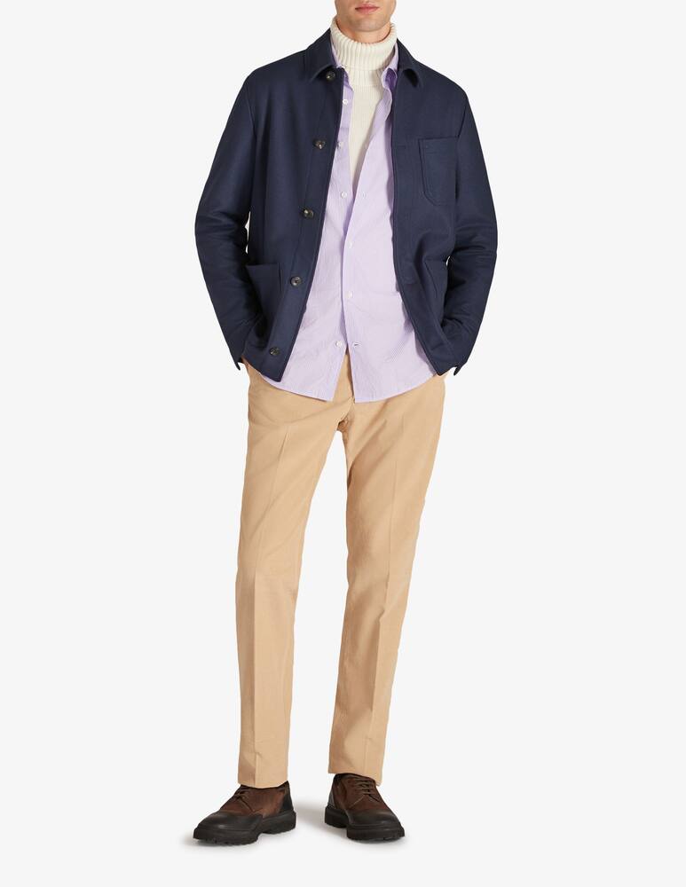 rinascente Slowear Glanshirt Cotton regular fit shirt with striped pattern