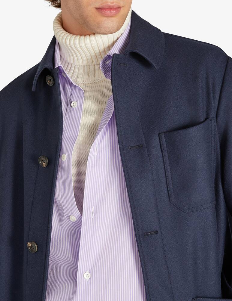 rinascente Slowear Glanshirt Cotton regular fit shirt with striped pattern