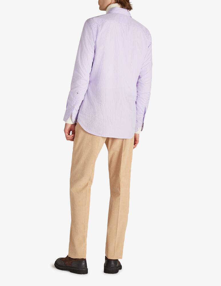 rinascente Slowear Glanshirt Cotton regular fit shirt with striped pattern