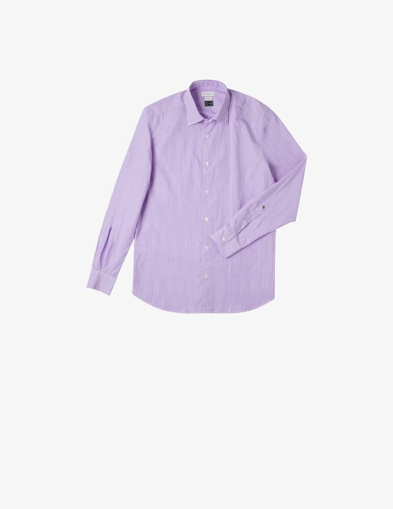 rinascente Slowear Glanshirt Cotton regular fit shirt with striped pattern