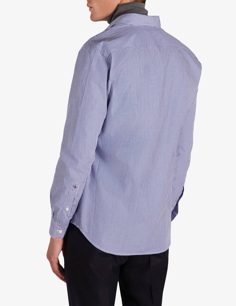 rinascente Slowear Glanshirt Cotton regular fit shirt with striped pattern