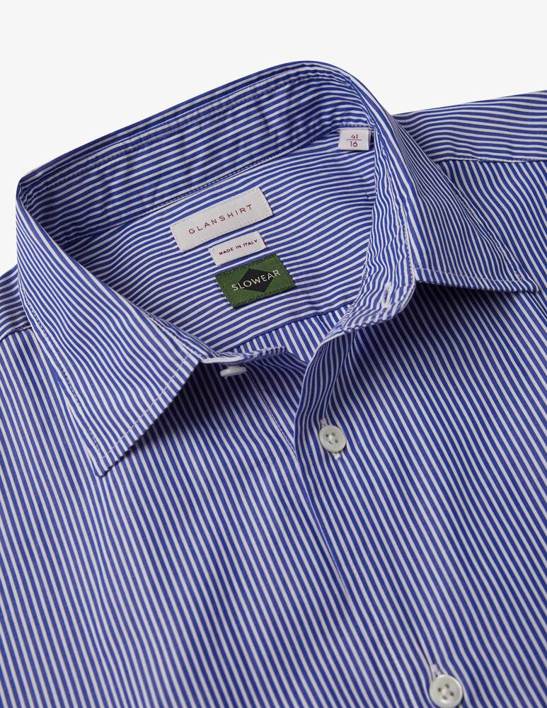 rinascente Slowear Glanshirt Cotton regular fit shirt with striped pattern