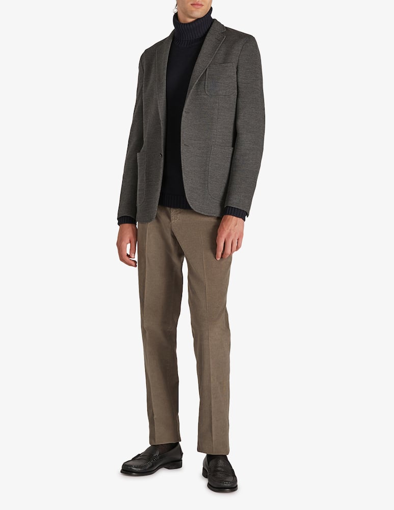 rinascente Slowear Giacca slim fit in jersey hopsack Montedoro