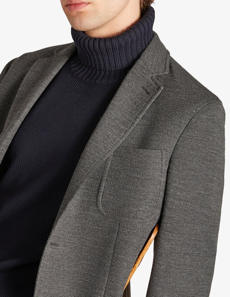 Slowear Montedoro Jersey hopsack slim fit jacket - picture 3