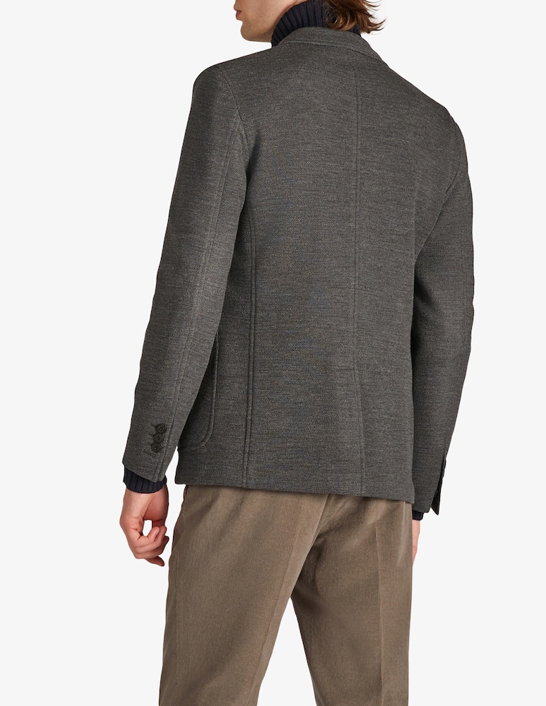 Slowear Montedoro Jersey hopsack slim fit jacket - picture 4