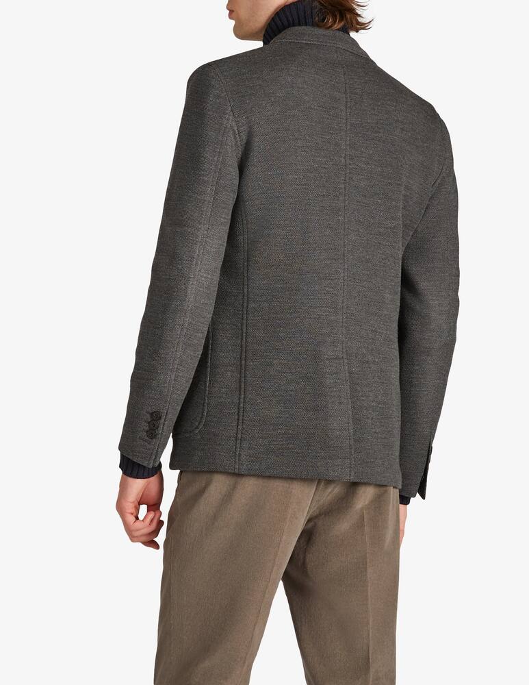 rinascente Slowear Giacca slim fit in jersey hopsack Montedoro