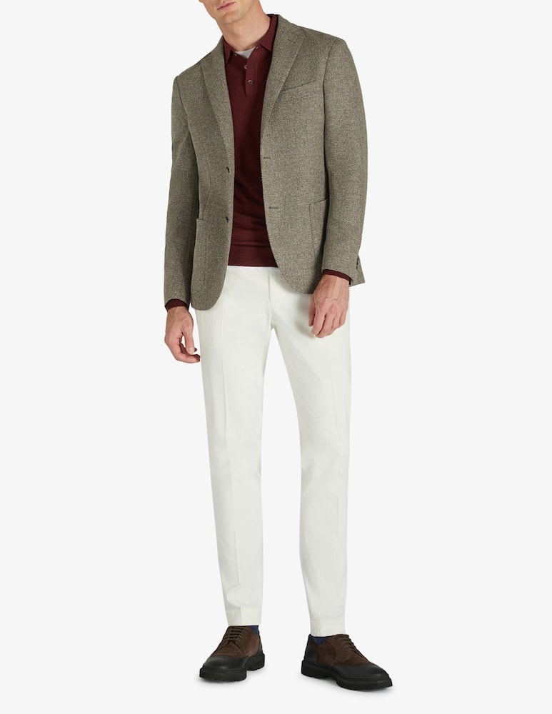 Slowear Montedoro Giacca slim fit in lana, cotone e cashmere - immagine 2 Slowear Montedoro Giacca slim fit in lana, cotone e cashmere - immagine 2